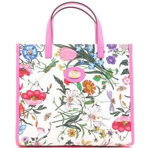 Gucci Convertible Tote Flora Canvas #197357G65B